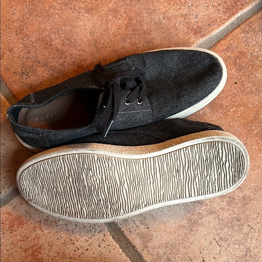 Public Opinion Black canvas sneakers - Picture 2 of 4